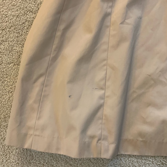 Vintage 80s Tan and black wrap trench coat.  (Small) - Picture 15 of 15